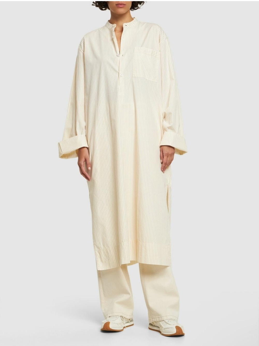 Tekla x Birkenstock 
Cotton Kaftan Shirt